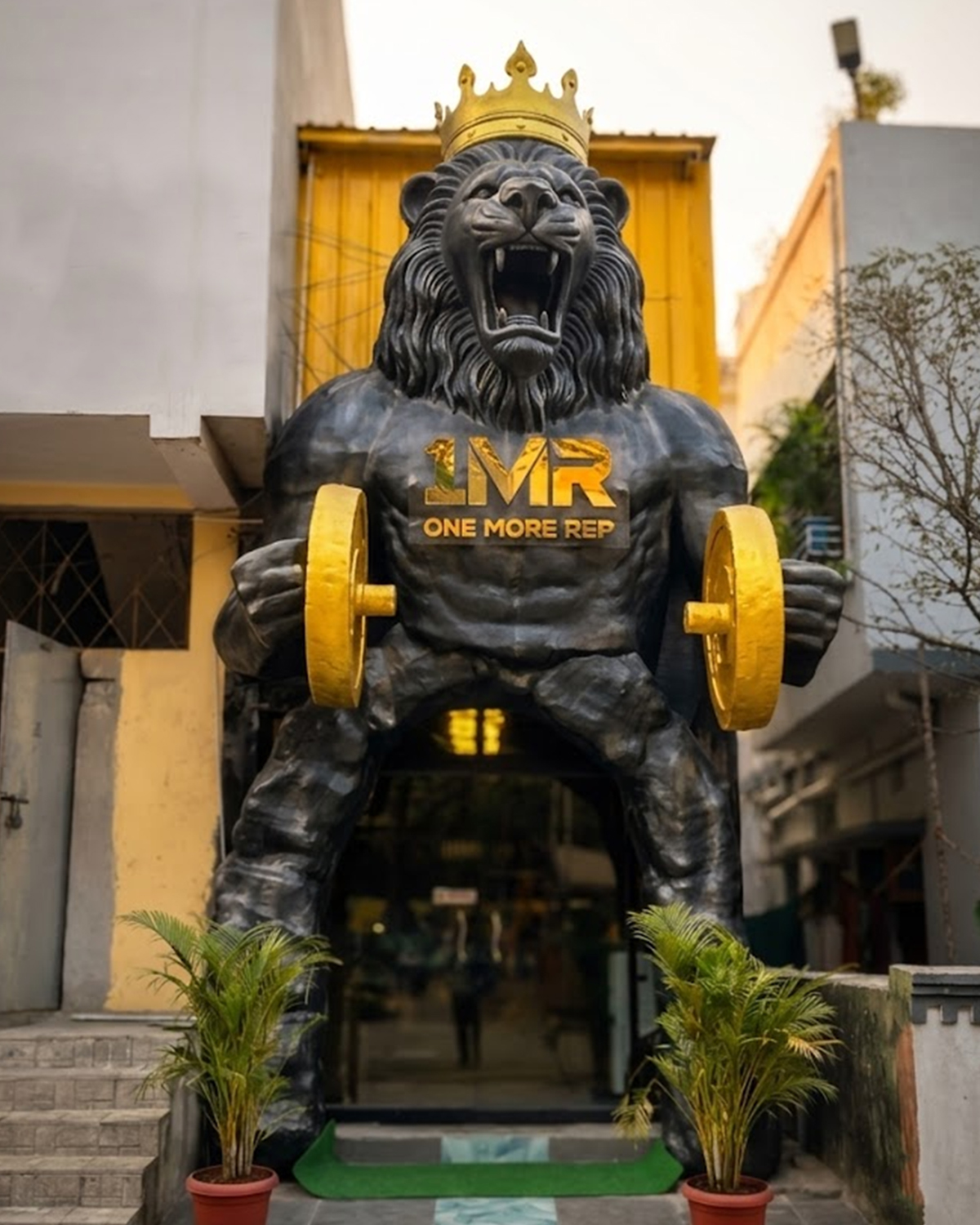 The Lion's Gate — FRP Sculpture - Entrance Installation